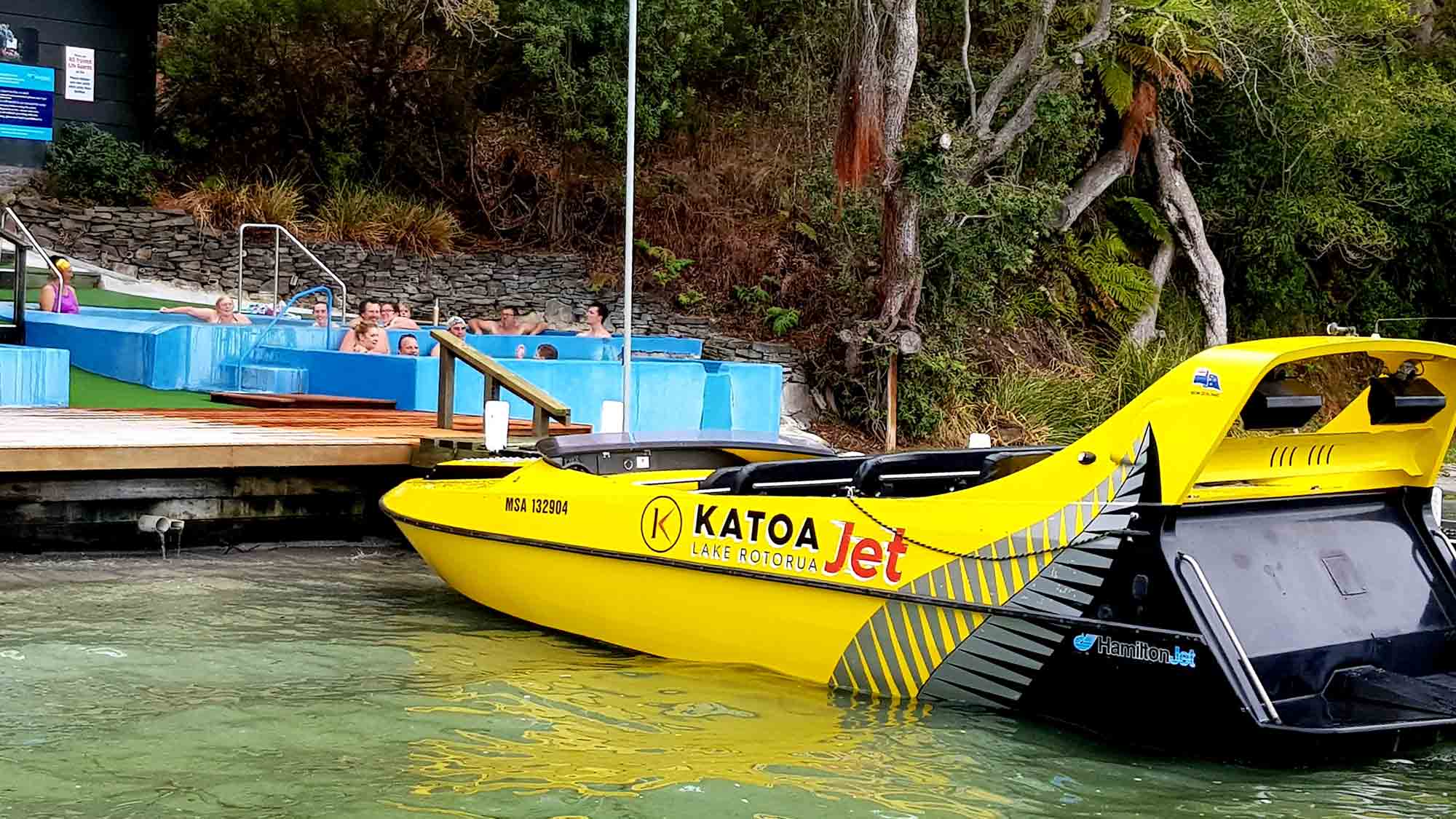 Manupirua Hot Pools With Katoa Lake Rotorua Rotorua Nz